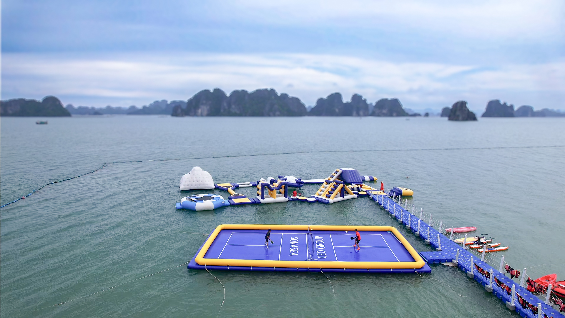 Sân Tập Pickleball Hiện Đại Nằm Ngay Sát Bờ Biển
