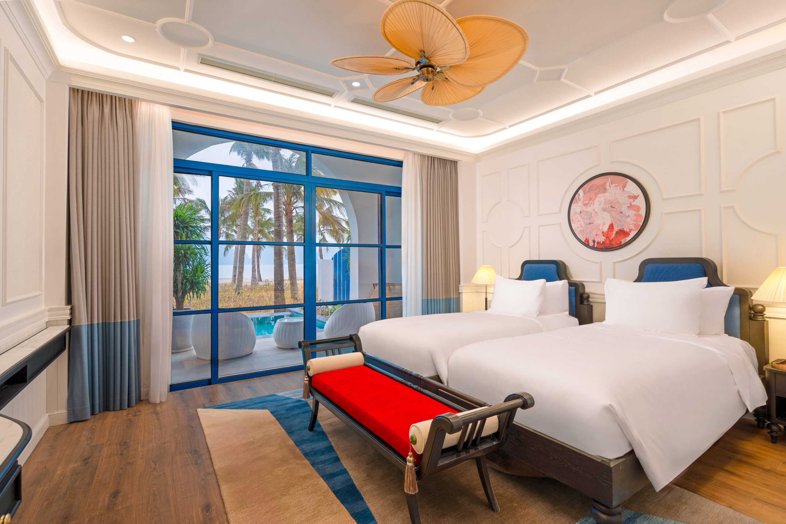 Hệ Thống Phòng Nghỉ Sang Trọng Với Tầm Nhìn Hướng Vịnh