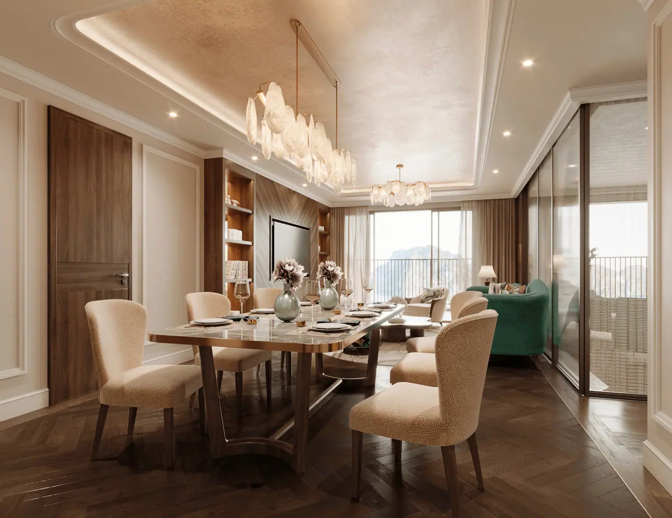 Batch Presidential Suite Dining Room