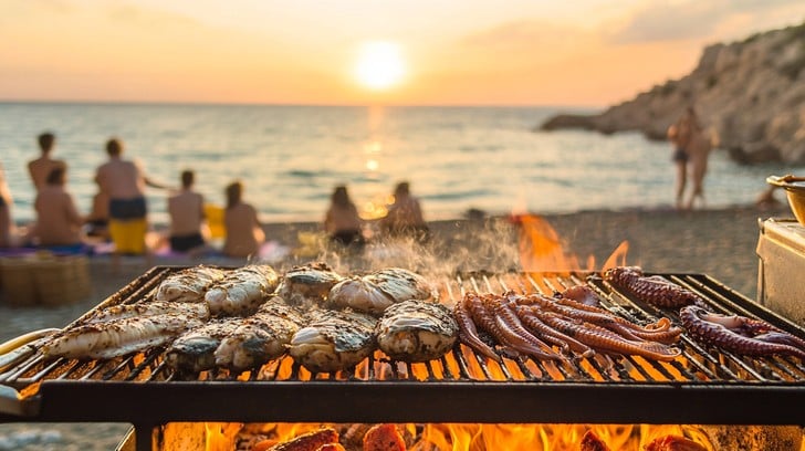 Gợi ý địa điểm du lịch mùa thu miền Bắc được yêu thích nhất hiện nay 33 Nhung Bua Tiec Bbq Tren Bien